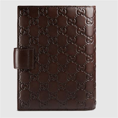 gucci leather agenda|gucci memo.